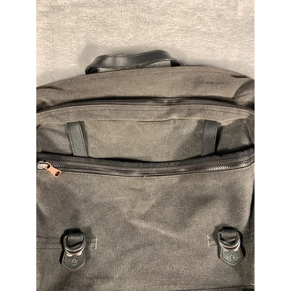 G-Star Raw Originals Denim Messenger Bag Large Gray Canvas Laptop Briefcase 3301